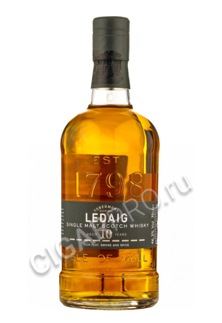 виски ledaig 10 years 0.7 l