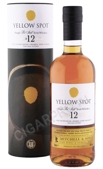 виски yellow spot 12 years 0.7л в подарочной тубе