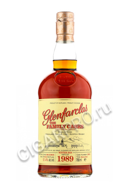 glenfarclas family cask 1989 0.7 l