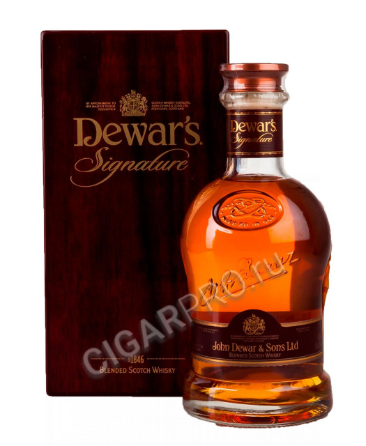 шотландский виски dewars signature виски дьюарс сигнатур