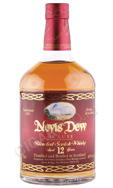 виски ben nevis nevis dew de luxe 12 years 0.7л