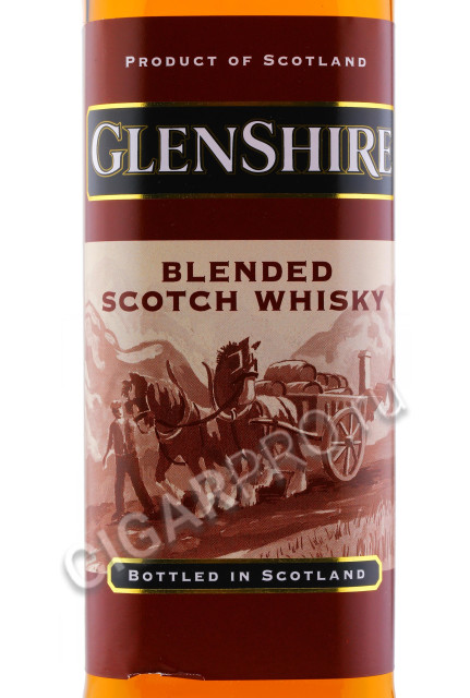 этикетка glenshire 0.5л