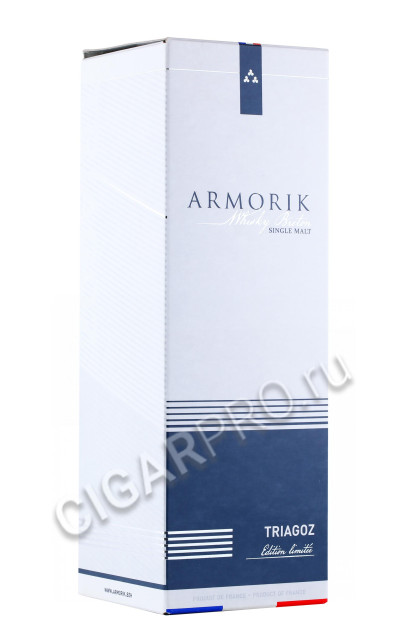 подарочная упаковка виски armorik triagoz 0.7л