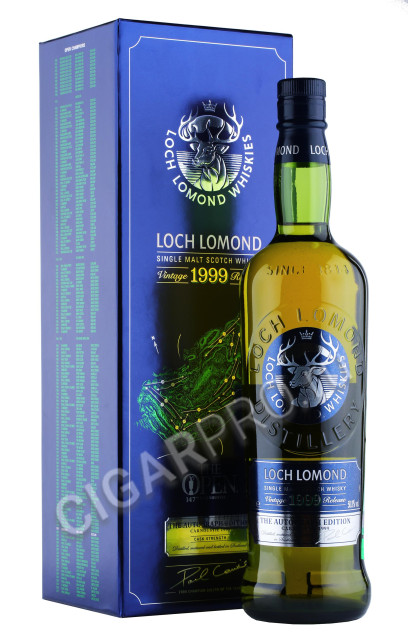 виски loch lomond the open the autograph edition 1999 0.7л в подарочной упаковке