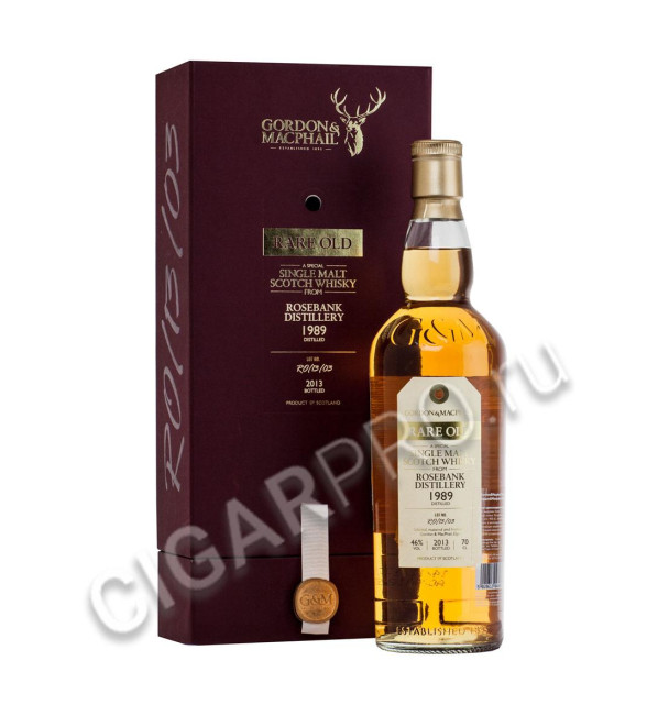 gordon macphail rare old rosebank distillery 1989 купить виски гордон макфейл рэа олд роузбэнк дистеллери 1989 цена