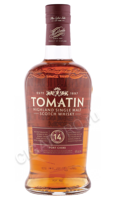 виски tomatin 14 years 0.7л