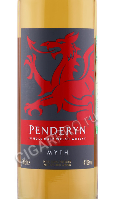 этикетка виски penderyn myth 0.7л