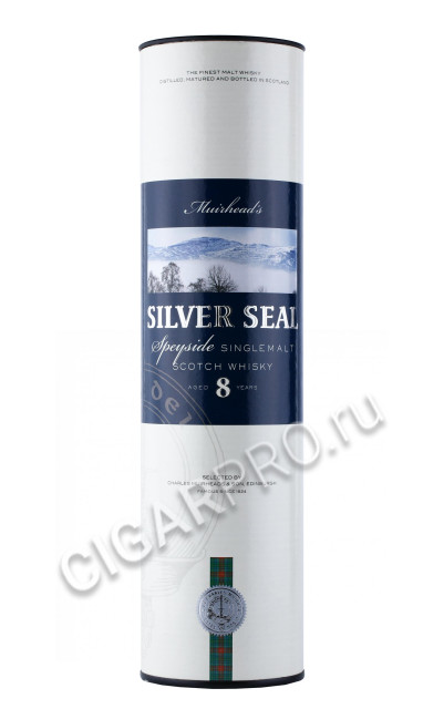 подарочная туба виски muirheads silver seal 8 years 0.7л