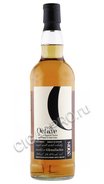 виски octave glenallachie 6 years duncan taylor 2008г 0.7л