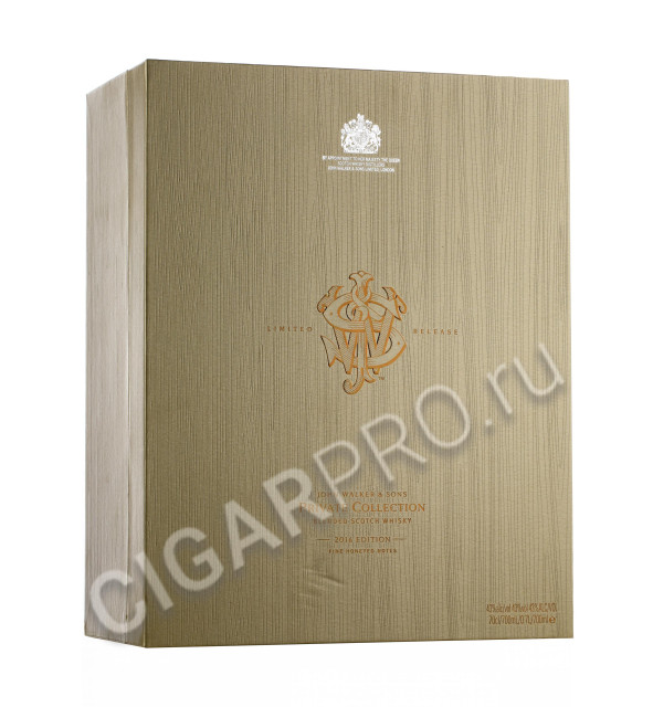 подарочная упаковка johnnie walker & sons private collection 0.7 l