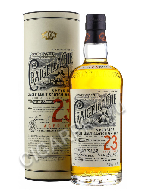 craigellachie 23  виски крейгелачи 23 в тубе