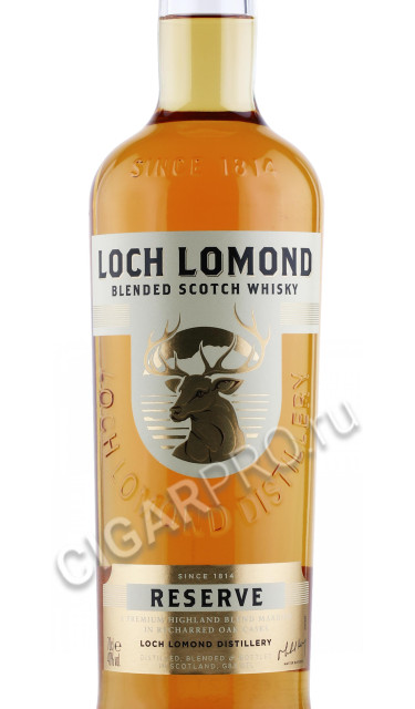 этикетка виски loch lomond reserve 0.7л
