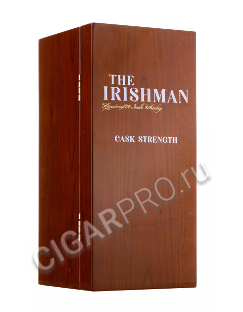 подарочная упаковка irishman cask strength 0.7l gift box