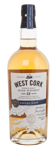 west cork 12 years sherry cask купить виски вест корк 12 лет шери каск цена