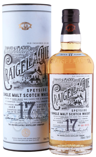 виски craigellachie 17 years old 0.7л в подарочной тубе