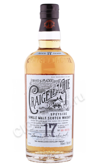 виски craigellachie 17 years old 0.7л