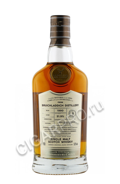 виски bruichladdich cask strength connoisseurs choice 1990 0.7л