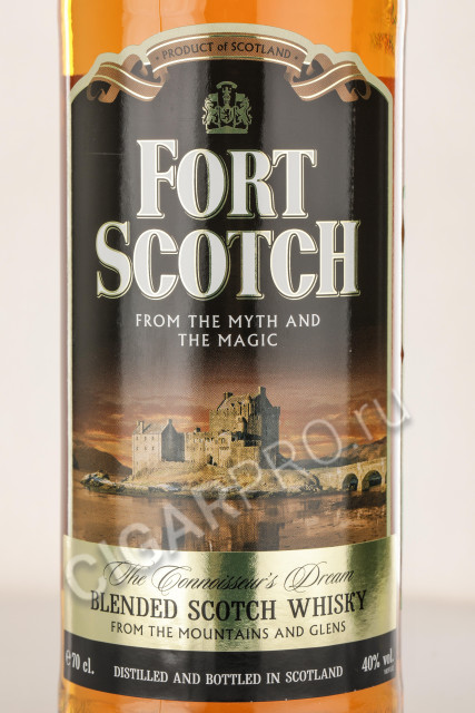 этикетка fort scotch 0.7l