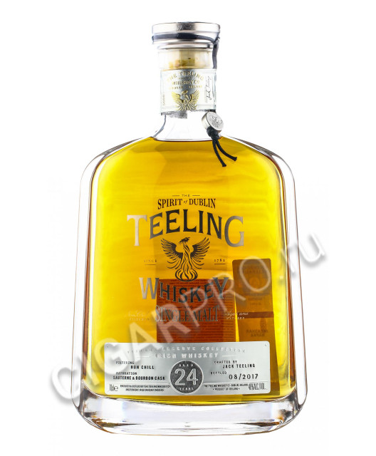 виски teeling single malt irish whiskey 24 years 0.7 l