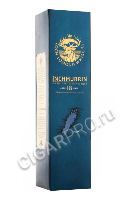подарочная упаковка inchmurrin single molt 18 years 0.7 l