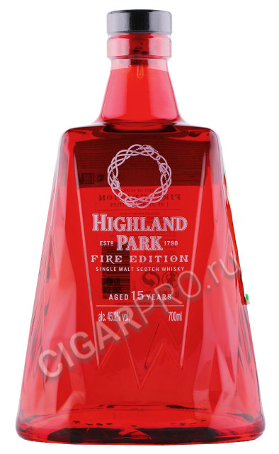 виски highland park fire edition 15 year 0.75л