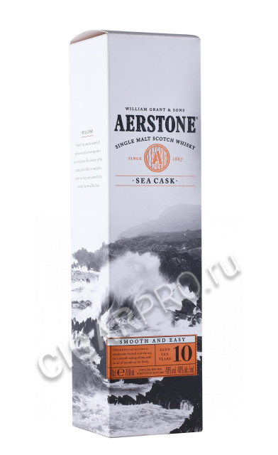 подарочная упаковка виски aerstone sea cask 0.7л