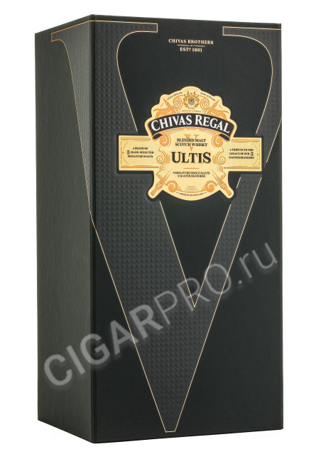 подарочная упаковка chivas regal ultis gift box 0.7 l