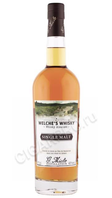 виски welches distillery g miclo single malt 0.7л