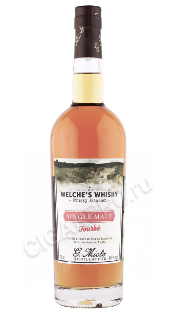 виски welche s distillery g miclo single malt tourbe 0.7л