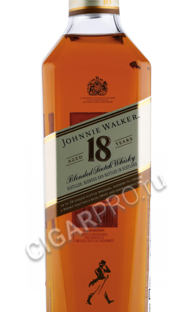 этикетка виски johnnie walker 18 years 0.7л