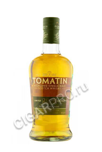 виски tomatin limited edition french collection sauternes casks 0.7л