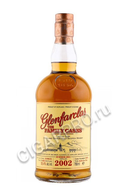 glenfarclas 2002 family casks 0.7л