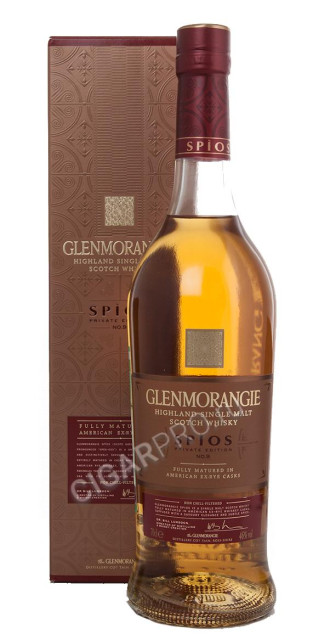 whisky glenmorange spios купить шотландский виски гленморандж спиос в подарочной упаковке цена