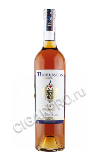 виски whisky thompsons blended 0.7л