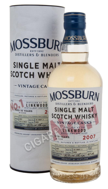 mossburn linkwood 10 years купить виски моссберн линквуд 10 лет цена