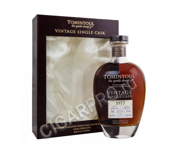 tomintoul speyside glenlivet vintage single cask 1977 years купить виски томинтул спейсайд гленливет винтаж сингл каск 1977г цена