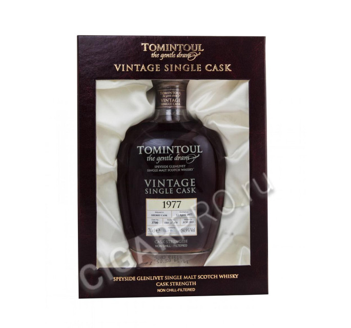 tomintoul speyside glenlivet vintage single cask 1977 years купить виски томинтул спейсайд гленливет винтаж сингл каск 1977г цена