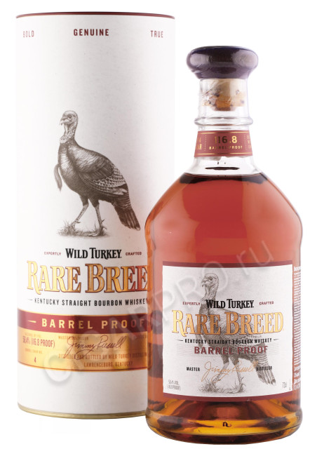 бурбон wild turkey rare breed 0.7л в подарочной тубе