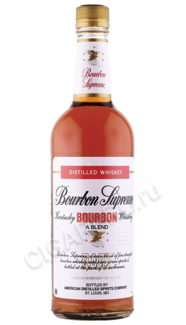 виски bourbon supreme 0.75л