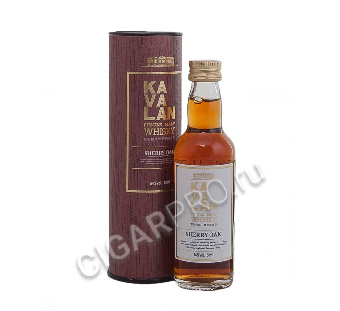 kavalan sherry oak 0.05l купить виски кавалан шери оук 0.05л цена