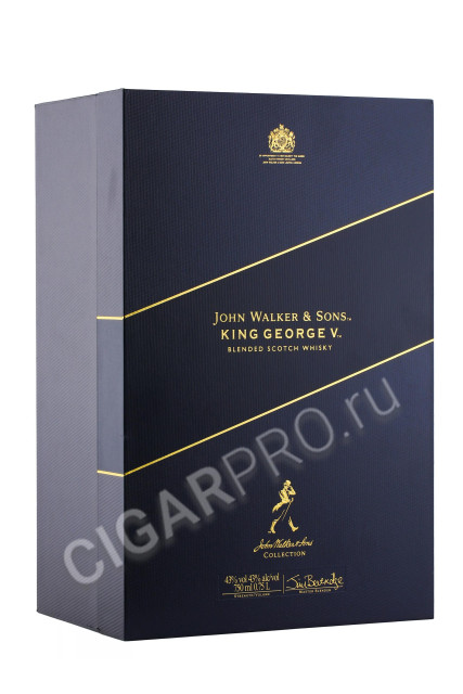 johnnie walker king george v edition шотландский виски джонни уокер энд санз кинг джордж в п/у