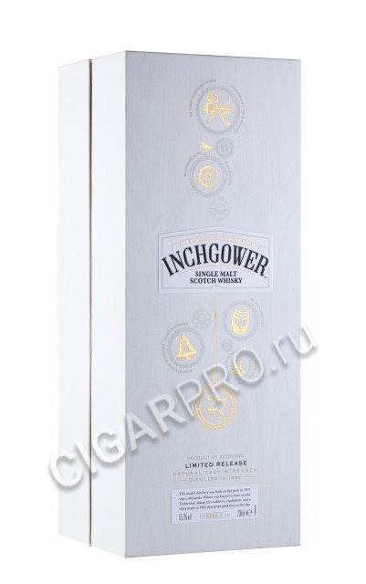 подарочная упаковка виски inghgower 27 years 0.7л