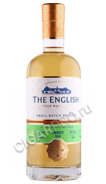 виски the english small bath release smokey oak 0.7л