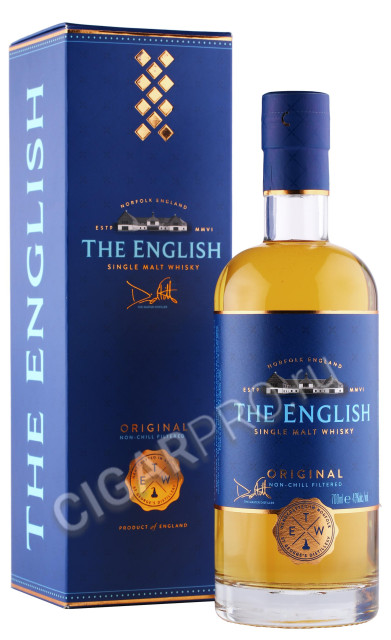 виски the english original 0.7л в подарочной упаковке