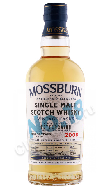 виски mossburn vintage casks 0.7л