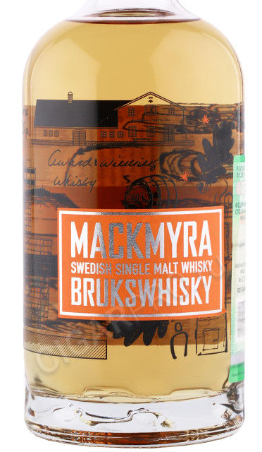 этикетка виски mackmyra brukswhisky 0.7л