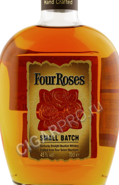 этикетка виски four roses small batch 0.7л