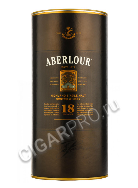 подарочная упаковка aberlour 18 years old 0.5 l