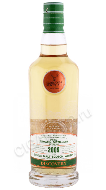 виски gordon & macphail discovery tomatin 2009г 0.7л