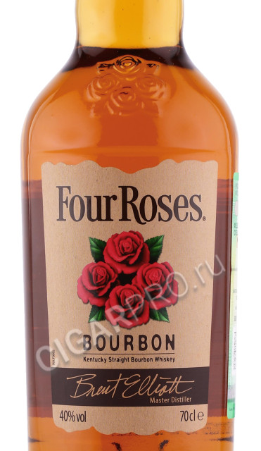 этикетка виски four roses 0.7л